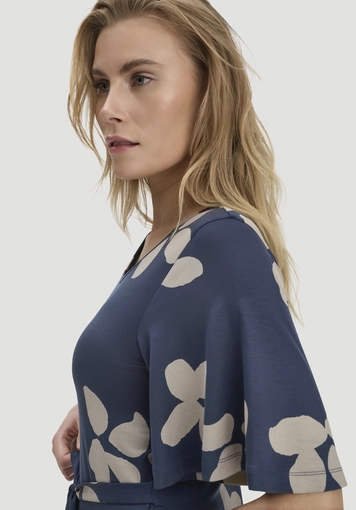 Printed jersey dress, knee-length, slim fit, made from TENCEL™ Lyocell - 2