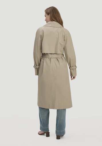 Trenchcoat Relaxed NATURE SHELL aus reiner Bio-Baumwolle - 1
