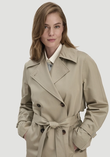 Trench coat Relaxed NATURE SHELL made of pure organic cotton - 2