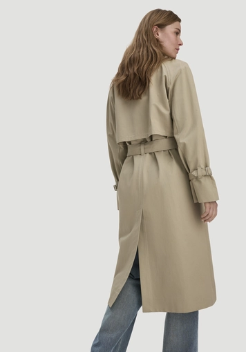 Trench coat Relaxed NATURE SHELL made of pure organic cotton - 3