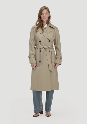 Trench coat Relaxed NATURE SHELL made of pure organic cotton - 4