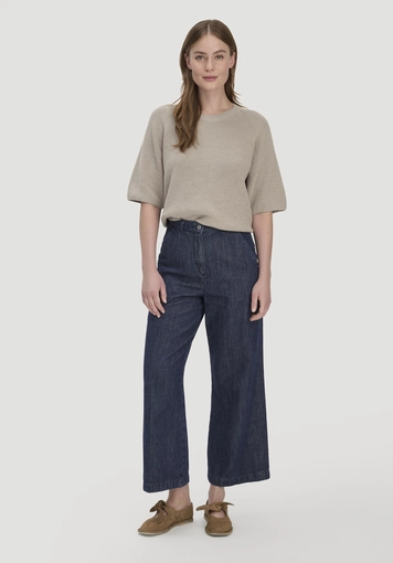 Strick Pullover Relaxed aus reiner Bio-Baumwolle - 1