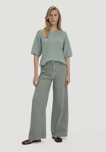 Knitted sweater Relaxed made of pure organic cotton - 1
