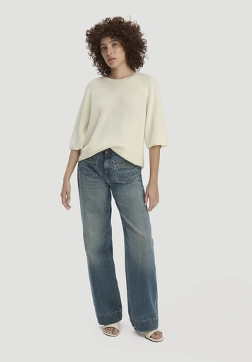Strick Pullover Relaxed aus reiner Bio-Baumwolle - 1