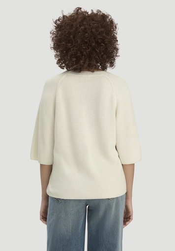 Knitted sweater Relaxed made of pure organic cotton - 2