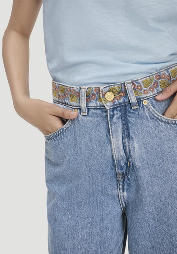 Jeans ALVA Wide Leg Embroidery aus Bio-Baumwolle mit TENCEL™ Lyocell - 2