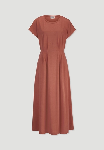 Jersey Kleid Knöchellang Relaxed aus reiner Bio-Baumwolle - 4