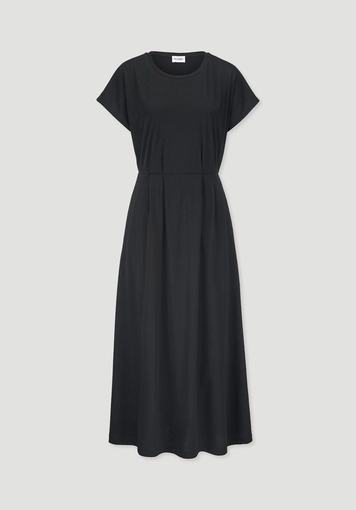 Ankle-length jersey dress in a relaxed style, made from pure organic cotton - 4