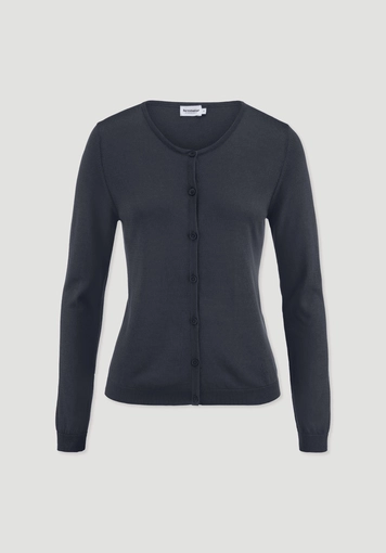 Strickjacke Regular aus TENCEL™ Lyocell mit Bio-Baumwolle - 4