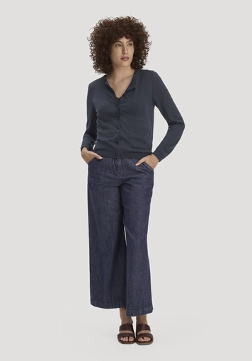 Strickjacke Regular aus TENCEL™ Lyocell mit Bio-Baumwolle - 1