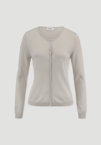Strickjacke Regular aus TENCEL™ Lyocell mit Bio-Baumwolle - 4