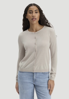 Strickjacke Regular aus TENCEL™ Lyocell mit Bio-Baumwolle