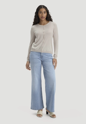 Strickjacke Regular aus TENCEL™ Lyocell mit Bio-Baumwolle - 1