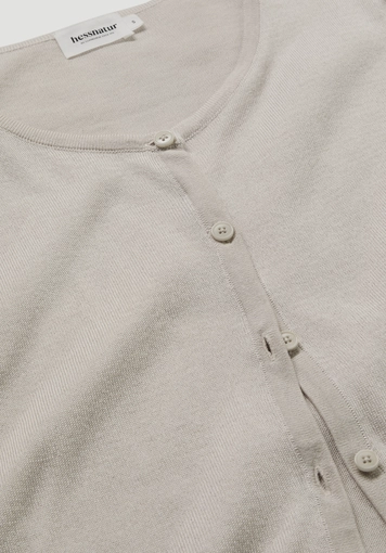 Strickjacke Regular aus TENCEL™ Lyocell mit Bio-Baumwolle - 5