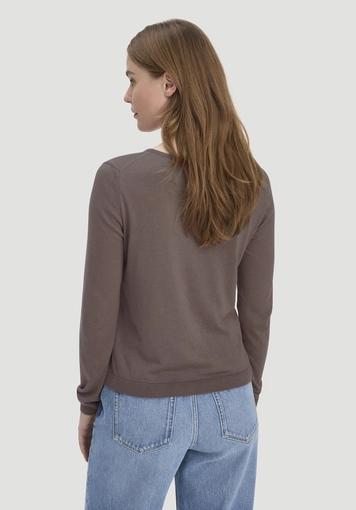 Strickjacke Regular aus TENCEL™ Lyocell mit Bio-Baumwolle - 2