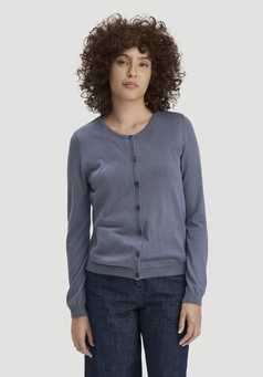 Regular cardigan made from TENCEL™ Lyocell with organic cotton