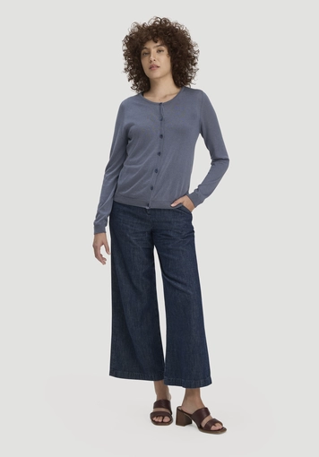Strickjacke Regular aus TENCEL™ Lyocell mit Bio-Baumwolle - 1