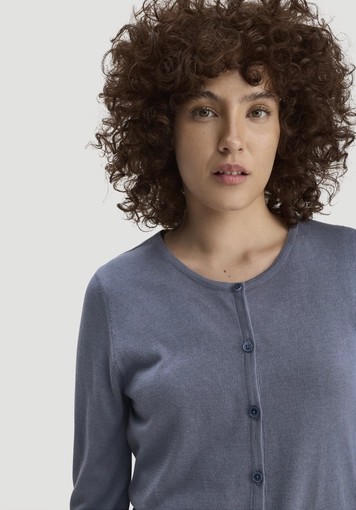 Strickjacke Regular aus TENCEL™ Lyocell mit Bio-Baumwolle - 3