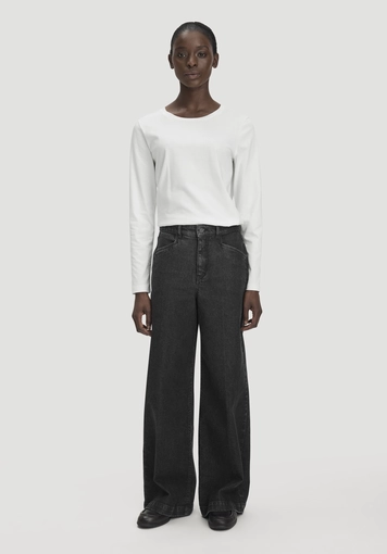 Jeans VONNA Super Wide Leg aus Bio-Denim mit Recyclinganteil - 0