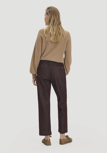 ELENY straight leg culotte jeans made from pure organic denim - 1