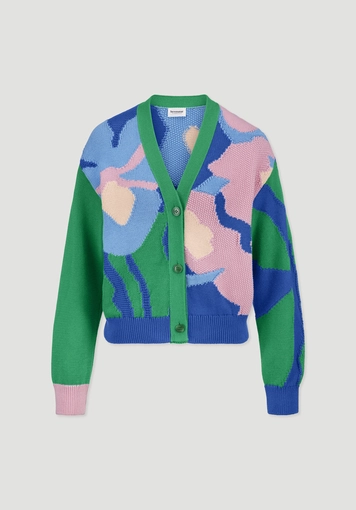 Strick Jacke Relaxed LIV LEE aus reiner Bio-Baumwolle