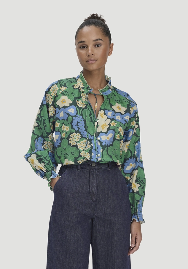 Relaxed blouse LIV LEE made from pure organic cotton