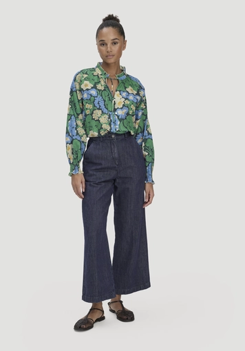 Relaxed blouse LIV LEE made from pure organic cotton - 1
