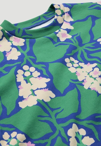 Printed Oversized Sweatshirt LIV LEE made from pure organic cotton - 6