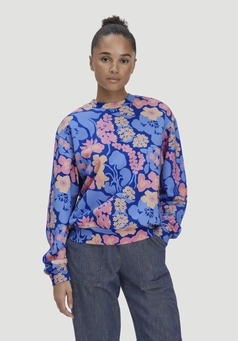Printed Oversized Sweatshirt LIV LEE made from pure organic cotton