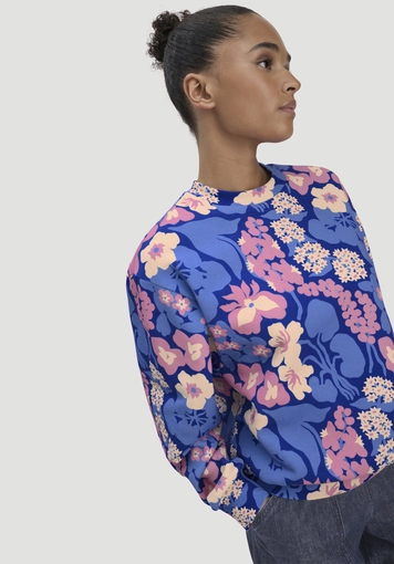Print Sweatshirt Oversize LIV LEE aus reiner Bio-Baumwolle - 3