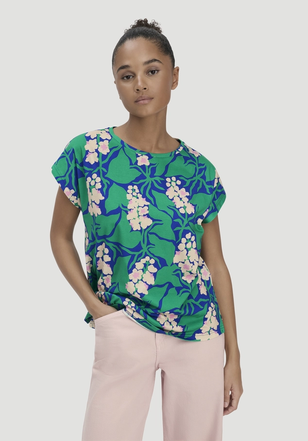 Print T-Shirt Oversize LIV LEE aus reiner Bio-Baumwolle