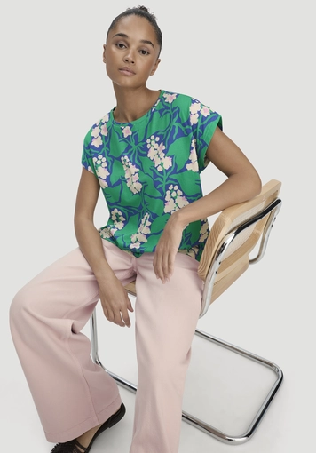 Print T-Shirt Oversize LIV LEE aus reiner Bio-Baumwolle - 4