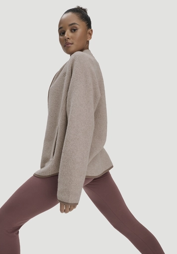 Fleece Jacke Relaxed ACTIVE LIGHT aus Bio-Baumwolle - 4