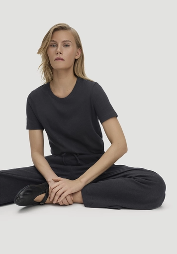 Relaxed T-shirt made of linen and organic cotton - 4