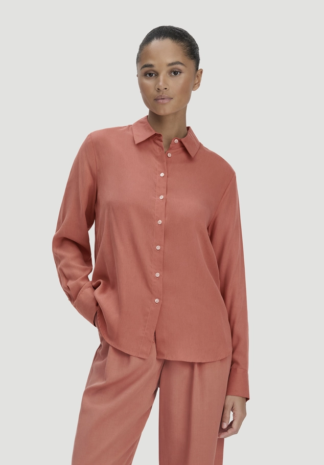 Relaxed blouse made of TENCEL™ Lyocell