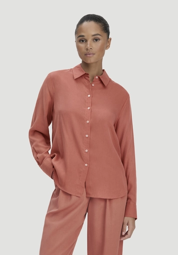 Relaxed blouse made of TENCEL™ Lyocell - 0