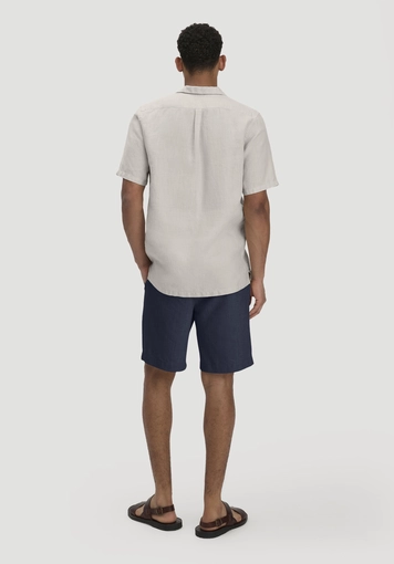 Shorts ENEA Relaxed aus Bio-Baumwolle mit Leinen - 1