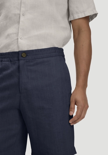 Shorts ENEA Relaxed aus Bio-Baumwolle mit Leinen - 2