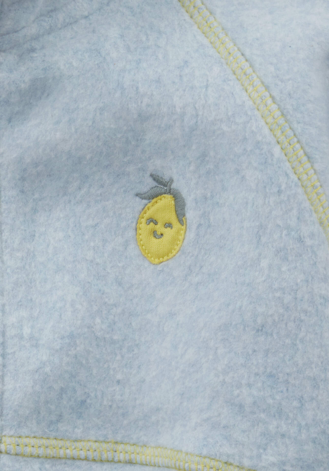 Thumbnail - hessnatur Baby Softfleece Jacke aus Bio-Baumwolle - blau - Größe 74/80