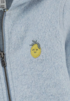 Soft fleece overall made from pure organic cotton