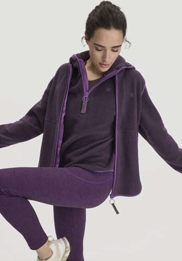 Fleece Hoodie Relaxed ACTIVE LIGHT aus reiner Bio-Baumwolle - 3