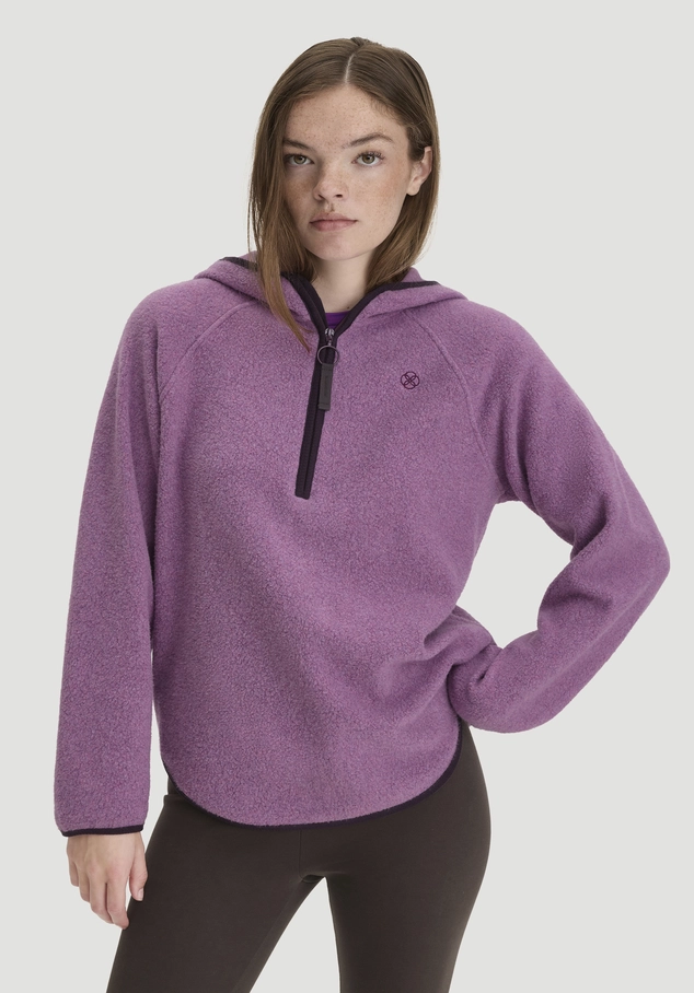 Fleece Hoodie Relaxed ACTIVE LIGHT aus reiner Bio-Baumwolle