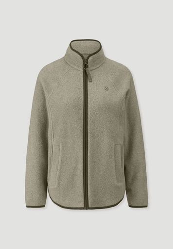 Fleece Jacke Relaxed ACTIVE LIGHT aus Bio-Baumwolle