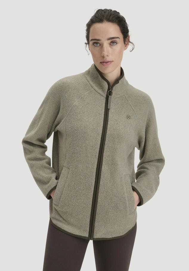 Fleece Jacke Relaxed ACTIVE LIGHT aus Bio-Baumwolle