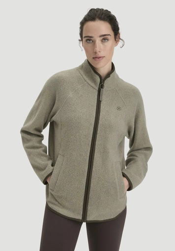 Fleece Jacke Relaxed ACTIVE LIGHT aus Bio-Baumwolle - 0