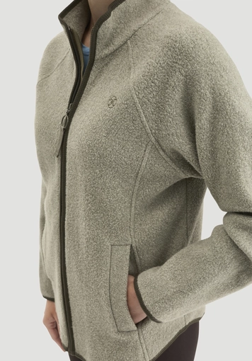 Fleece Jacke Relaxed ACTIVE LIGHT aus Bio-Baumwolle - 3