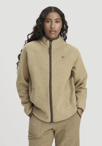 Fleece Jacke Relaxed ACTIVE LIGHT aus Bio-Baumwolle - 0