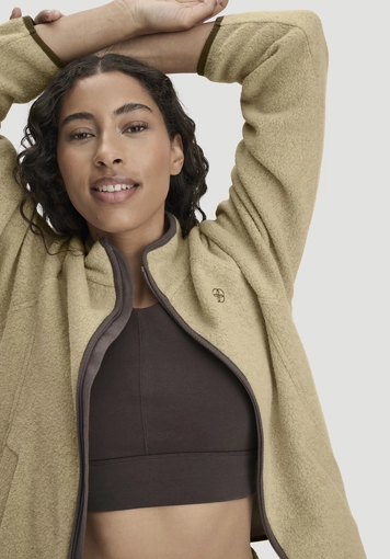 Fleece Jacke Relaxed ACTIVE LIGHT aus Bio-Baumwolle - 3