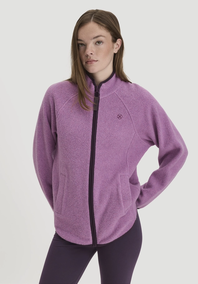 Fleece Jacke Relaxed ACTIVE LIGHT aus Bio-Baumwolle