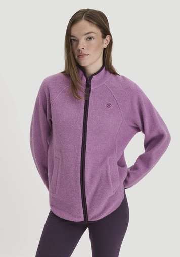 Fleece Jacke Relaxed ACTIVE LIGHT aus Bio-Baumwolle - 0